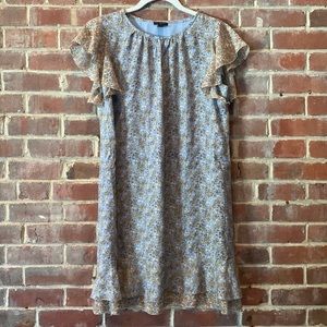 Light Blue Floral Ann Taylor Dress SP